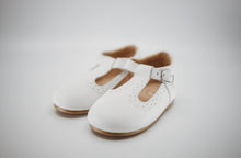 Load image into Gallery viewer, Poppy T-Bar White - Hard Sole
